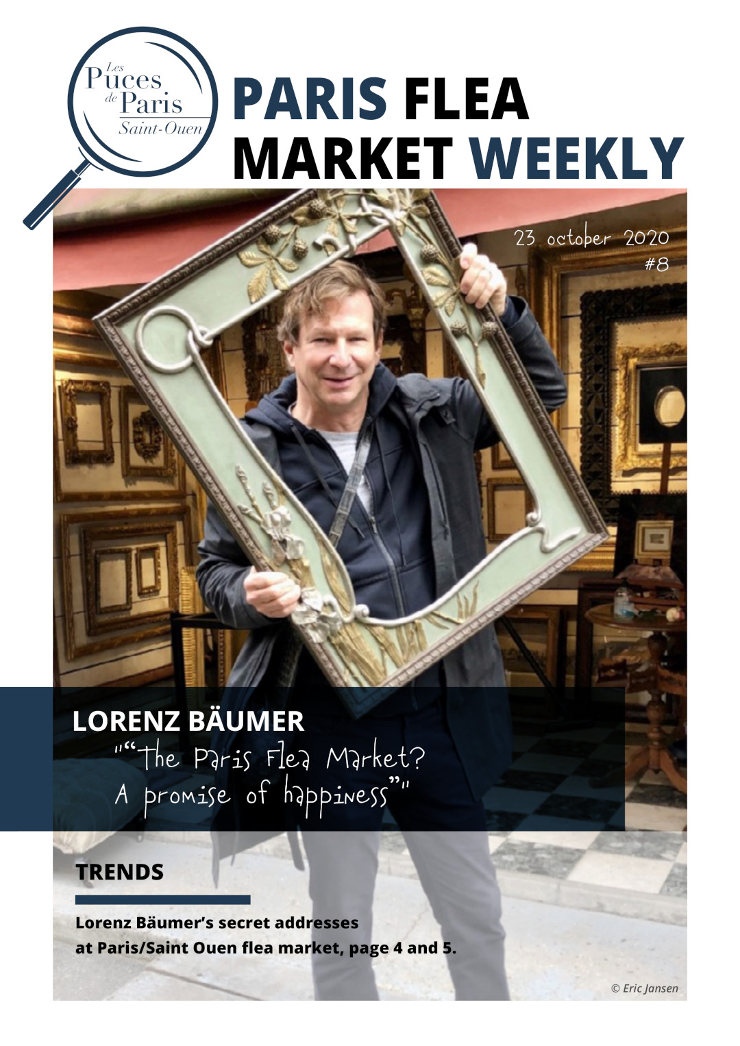 Cover of the Paris Flea Market Weekly #8