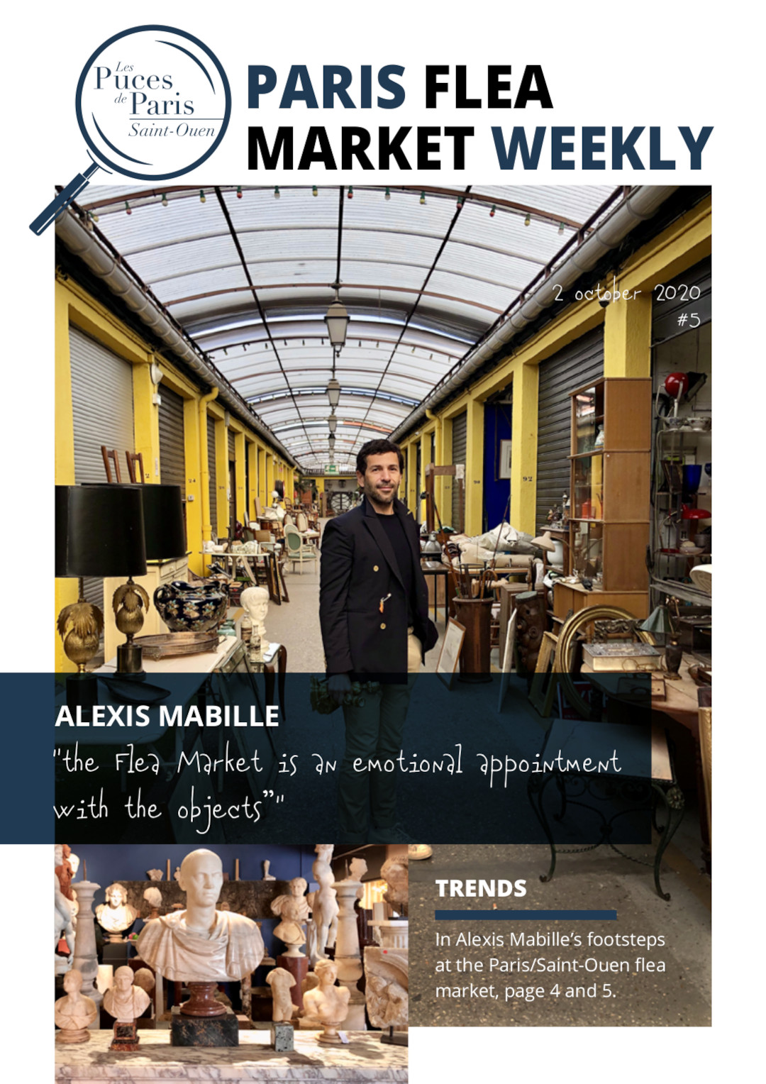 Cover of the Paris Flea Market Weekly #5
